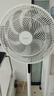 美的（Midea）【飓风节能】七叶柔风立式电风扇/家用轻音落地扇/台式小型风扇/大风力遥控定时摇头风扇 SAH35BSJ 实拍图