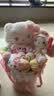 AWHAHelloKitty玩偶花束库洛米卡通毛绒玩偶花束生日礼物送女朋友 公主风hellokitty玩偶花束+礼袋灯串 实拍图