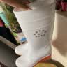双星八特 食品厂劳保雨鞋 耐磨防滑高筒雨靴水鞋工作卫生靴白色  39 实拍图