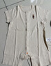 babylove婴儿短袖连体衣夏季薄款衣服彩棉提花透气哈衣爬服新生儿宝宝夏装 实拍图