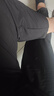 班尼路（Baleno）裤子男夏季运动冰丝高街美式潮流垂感青少年休闲黑色纯色速干裤 实拍图