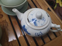 长物居茶壶功夫茶具陶瓷泡茶壶手抓壶景德镇青花瓷小茶壶陶瓷泡茶器家用茶水壶泡茶茶杯茶具壶冲茶沏茶 清荷 实拍图