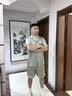 DOEO2026新款真丝睡衣男夏薄款送男友轻奢高级感桑蚕丝家居服礼盒套装 银杏【长袖+长裤】 M 100-120斤 实拍图