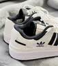 阿迪达斯 ADIDAS 三叶草   男女 运动 休闲鞋 IH7830 黑/白 37码 实拍图