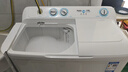 海尔（Haier）半自动双桶双缸洗衣机 12KG大容量  强力去污洗大件 一级能效家电国家补贴以旧换新 XPB120-81D2 实拍图