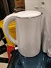 美的（Midea）电热水壶烧水壶1.7L304不锈钢0涂层双层隔热自动断电1500W养生冲奶 MK-SH17M130【价保618】 实拍图