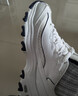 斯凯奇（Skechers）女鞋小白熊女士休闲鞋子厚底增高百搭运动软底老爹鞋女99999863 白色/海军蓝色/WNV 37.5 实拍图
