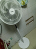 美的（Midea）【飓风节能】七叶柔风立式电风扇/家用轻音落地扇/台式小型风扇/大风力遥控定时摇头风扇 SAH35BSJ 实拍图