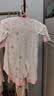 棉芹 新生儿衣服婴儿夏季薄款连体衣贴身纯棉睡衣0-3个月宝宝打底内衣 浅粉小熊【2件装 夏季款】 52cm [新生儿5-8斤以下或待产] 实拍图