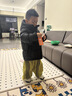 保姆鹅 儿童羽绒服宝宝短款加厚白鸭绒外套男童女童保暖防风冬[NG2637] 黑 120 实拍图