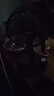 电风扇伸缩折叠小风扇宿舍家用静音充电型办公台式USB桌面宿舍大风力夏台面落地两用折叠电风扇 颜色随机 直插款无档位开关1个装 实拍图