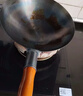 荣事达（Royalstar）章丘手工锻打铁锅老式圆底炒锅无涂层不粘炒菜锅燃气灶无盖38cm 实拍图