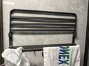 百悍毛巾架免打孔卫生间置物架浴室挂件厕所浴巾架套装卫浴洗手间收纳 晒单实拍图