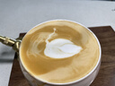 京东京造 尖嘴拉花杯304不锈钢加厚奶泡杯花式咖啡壶600ml拉花缸 星空黑 实拍图
