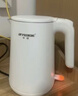 半球小型烧水壶316L不锈钢无缝一体内胆迷你电热水壶快速烧水酒店宾馆办公电水壶宿舍自动断电热水壶 1L -白色-母婴级316L-无缝一体内胆 实拍图