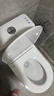 九牧（JOMOO）11383-2-1/31KB-1家用虹吸抗菌双漩坐便器大冲力节水马桶305坑距 实拍图
