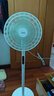 美的（Midea）【幸运草安睡1S】一级能效直流变频声控电风扇家用遥控卧室静音落地扇台式桌面抗菌大风力转页扇 实拍图