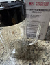富光双层玻璃杯商务泡茶杯子 大容量男女耐热办公水杯带把黑色320ml 实拍图