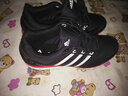 阿迪达斯（adidas）男鞋子2025秋冬季新款网面透气跑步鞋耐磨休闲鞋软底缓震运动鞋  黑色/白 网面透气 建议拍大半码 40 (245mm) 实拍图
