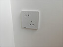 西门子（SIEMENS）插座面板套装  斜五孔10只量贩装 86型暗装错位二三插 致典雅白色 实拍图