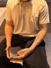 保罗美思得男士高端钱包2026新款奢侈品牌短钱夹卡包皮夹实用生日情人节礼物 渐变灰色-红色木盒高档轻奢商务休闲送老公男友爸爸 实拍图