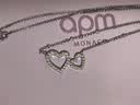 APM Monaco镂空双爱心可调节心形项链女款首饰送女生女友老婆礼物 实拍图