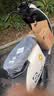 新日（Sunra）电动摩托车 丽曼自营电动车60v5块铅酸电池76km长续航大踏板电动车男女通用代步电瓶车家用电摩绿 实拍图