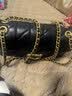 蔻驰（COACH）【明星同款】新款女士菱格纹绗缝TABBY 26号翻盖斜挎单肩手提女包 B4/黑色 实拍图