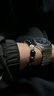 银千惠999纯银貔貅情侣手链一对黑曜石手串轻奢520情人节生日礼物送女友 貔貅情侣手串一对+免费刻字/代写贺卡 高级感男女生礼物/玫瑰花礼盒/999足银配证书 实拍图