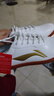 李宁（LI-NING）太极鞋新款软皮轻质透气防滑牛筋底男女晨练表演八段锦武术运动鞋 012-1白色主推【经典训练款】 39 实拍图