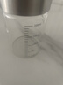 WELLMEET牛奶瓶豆浆杯外带玻璃儿童早餐杯带刻度酸奶燕麦粥微波炉加热 【牛奶杯+暗夜黑杯套】 200ml 1只 高硼硅玻璃 实拍图