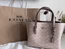 蔻驰（COACH）【品牌直供】女士MOLLIE中号斜挎手提托特包CV965礼物 实拍图