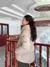 波司登（BOSIDENG）反季羽绒【小蛮腰】羽绒服商场同款女90绒可脱卸帽显瘦保暖外套 优乐卡其7E69-灰色系 L 170/92A 体重约120-130斤 实拍图