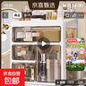 京东物流 化妆品收纳盒梳妆台置物架桌面高级感整理抽屉柜 中号3层（2层抽屉+1层顶部置物架） 透明白 实拍图