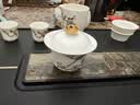 金镶玉陶瓷功夫茶具整套装羊脂玉瓷泡茶壶国潮高档礼盒 雀上枝头 实拍图