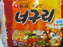 农心（NONGSHIM）韩国进口 浣熊乌龙面 辣味 120g*5 五连包 实拍图