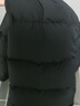 保姆鹅  【风墙】儿童羽绒服宝宝中长款护脸加厚外套保暖童装[NG2664] 炭黑 120 实拍图