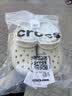 卡骆驰（CROCS）白鹿同款云朵洞洞鞋|206750 骨白色-2Y2 35(220mm) 实拍图