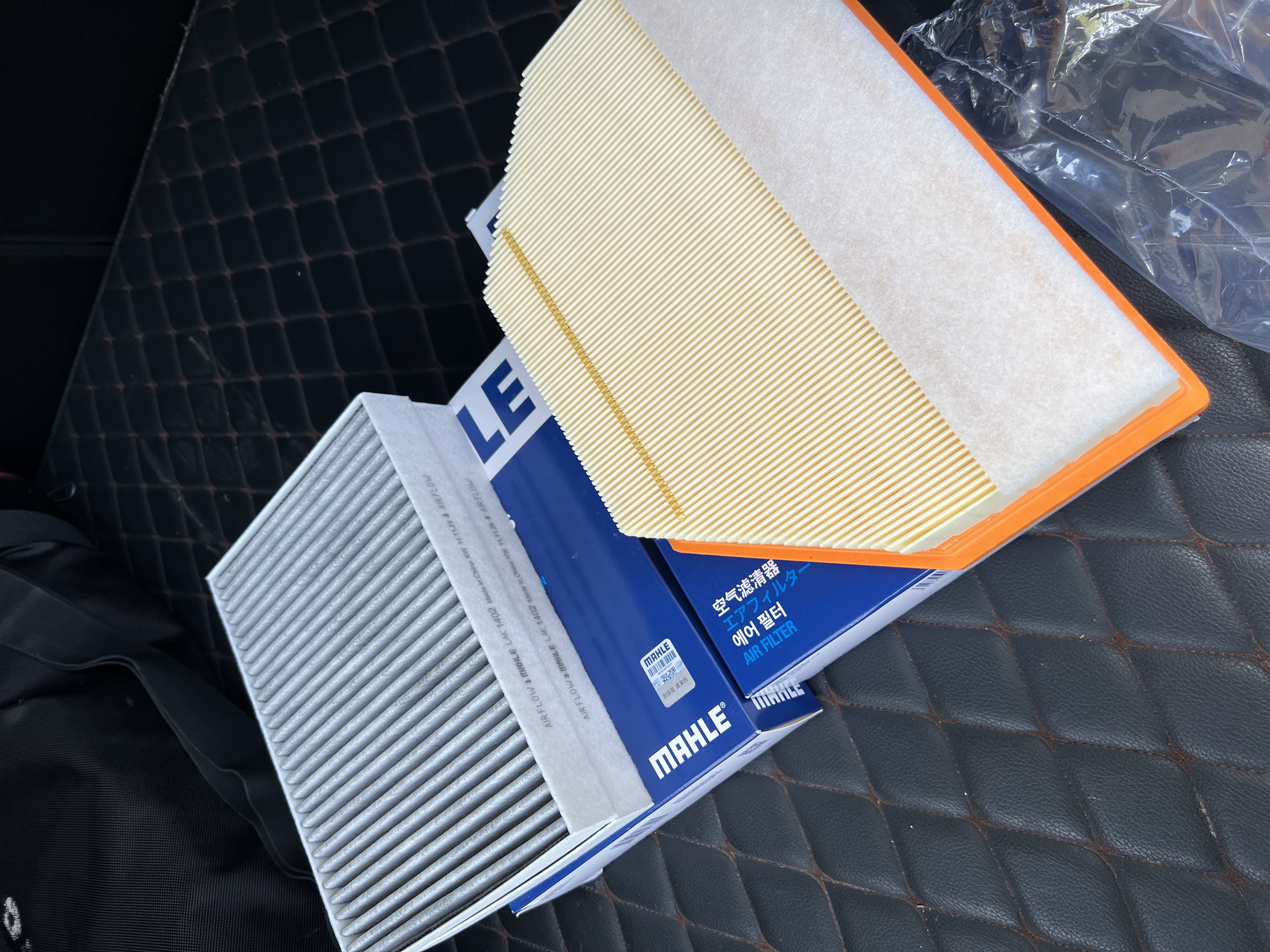马勒（MAHLE）保养套装 适配宝马3系三系5系五系 滤芯格滤清器 两滤【空气滤+活性炭空调滤】 宝马X5 23-26款 2.0T 晒单实拍图