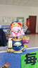 璐艺恺汽车摆件摇头五路财神仪表台创意车载可爱网红高档汽车内装饰摆件 升级款【摇头镶钻】五路财神 实拍图