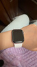 Apple/苹果 Watch S11 智能手表GPS款42毫米玫瑰金色铝金属表壳淡桃粉色运动型表带M/L MEUP4CH/B情人节 实拍图