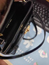 CHARLES&KEITH鳄鱼纹凯莉包手提斜挎婚包包女包生日礼物送女友CK2-50270880-1 Black黑色 S 实拍图