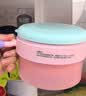 babycare宝宝辅食碗婴儿注水保温碗恒温不锈钢ppsu儿童宝宝餐具套装礼盒 威利特粉-五件套【PPSU内胆】 实拍图