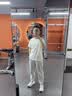 名创优品（MINISO）短袖t恤女2026新款夏季穿搭小个子打底衫宽松纯棉奶白正肩上衣服 实拍图