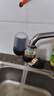 美的（Midea）水龙头过滤器家用厨房自来水净水器 活性炭12级精滤 可清洗 除氯除异味除垢 通用安装前置滤水器 1机1芯【可冲洗滤芯】活性炭增强版滤芯 实拍图