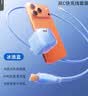 图拉斯小冰块新款【低温快充不伤机】适用苹果17充电器iphone17promax18充电头45W氮化镓套装40W 【45W套装】冰透蓝+1.68米双C线 最新升级款丨苹果快充不伤机 实拍图