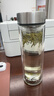 希诺抗菌玻璃杯双层防烫办公车载水杯男高档泡茶杯子XN-9607KT 410ml 实拍图
