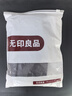 无印良品A类全棉枕套100%纯棉枕套枕巾48x74cm一对装 深灰浅灰 实拍图
