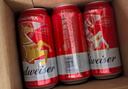 百威啤酒TOP淡色拉格450ml*18听整箱装京东自营新老包装混发踏春送礼 实拍图