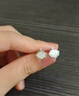 GLTEN施华洛世奇锆一贝子银耳钉女耳坠环饰2026新款生日礼物送女友老婆 实拍图
